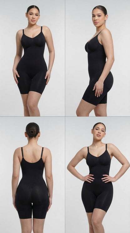 Uzun Paça Toparlayıcı Body Korse