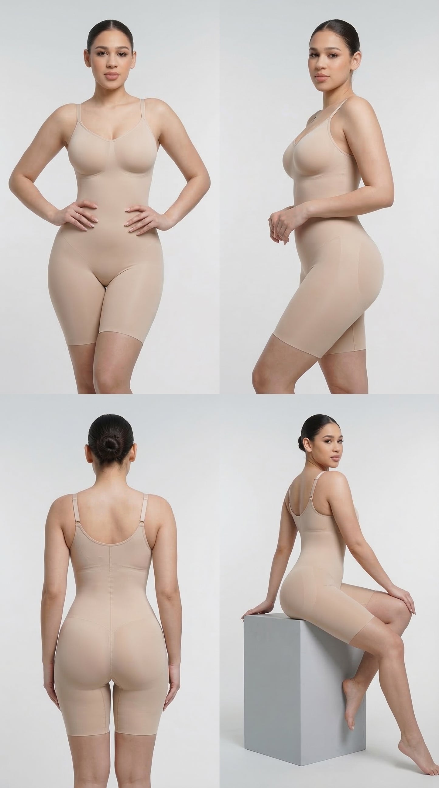 Uzun Paça Toparlayıcı Body Korse