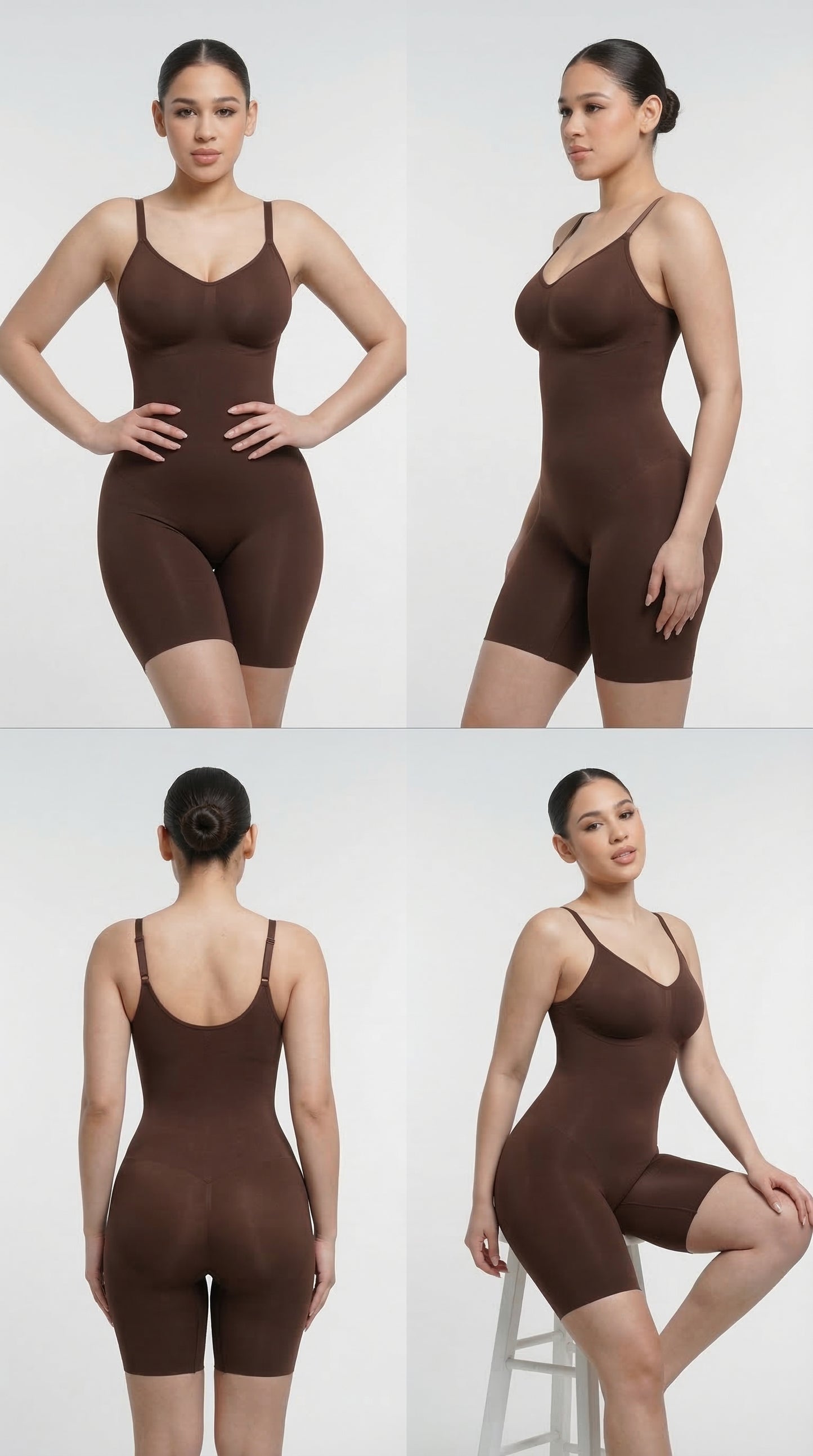 Uzun Paça Toparlayıcı Body Korse