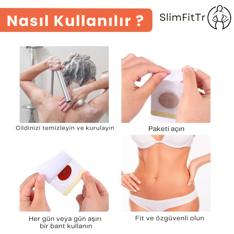 Kilo Vermeye Yardımcı SlimFitTr Zayıflama Bandı 30'lu