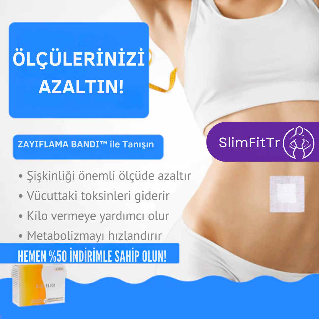 Kilo Vermeye Yardımcı SlimFitTr Zayıflama Bandı 30'lu