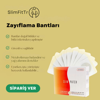 Kilo Vermeye Yardımcı SlimFitTr Zayıflama Bandı 30'lu